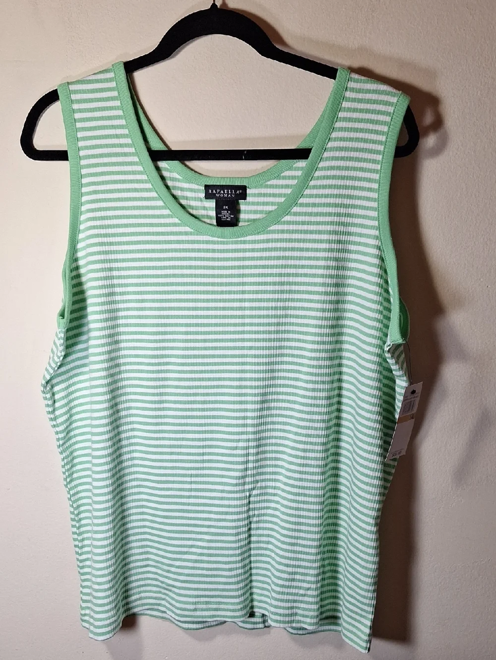 NWT Rafaells Ribbed Tank (Runs Small) - Picture 3 of 6